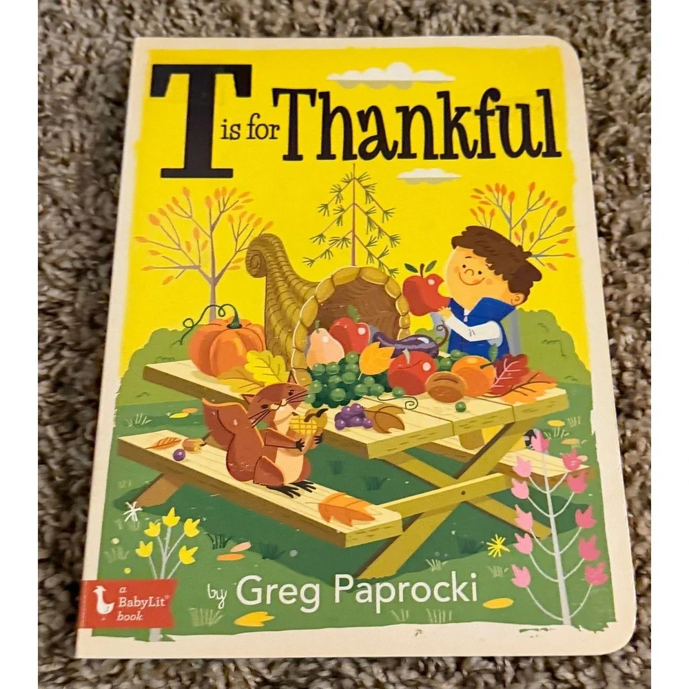 Baby Lit-T is for Thankful-Alphabet Board Book